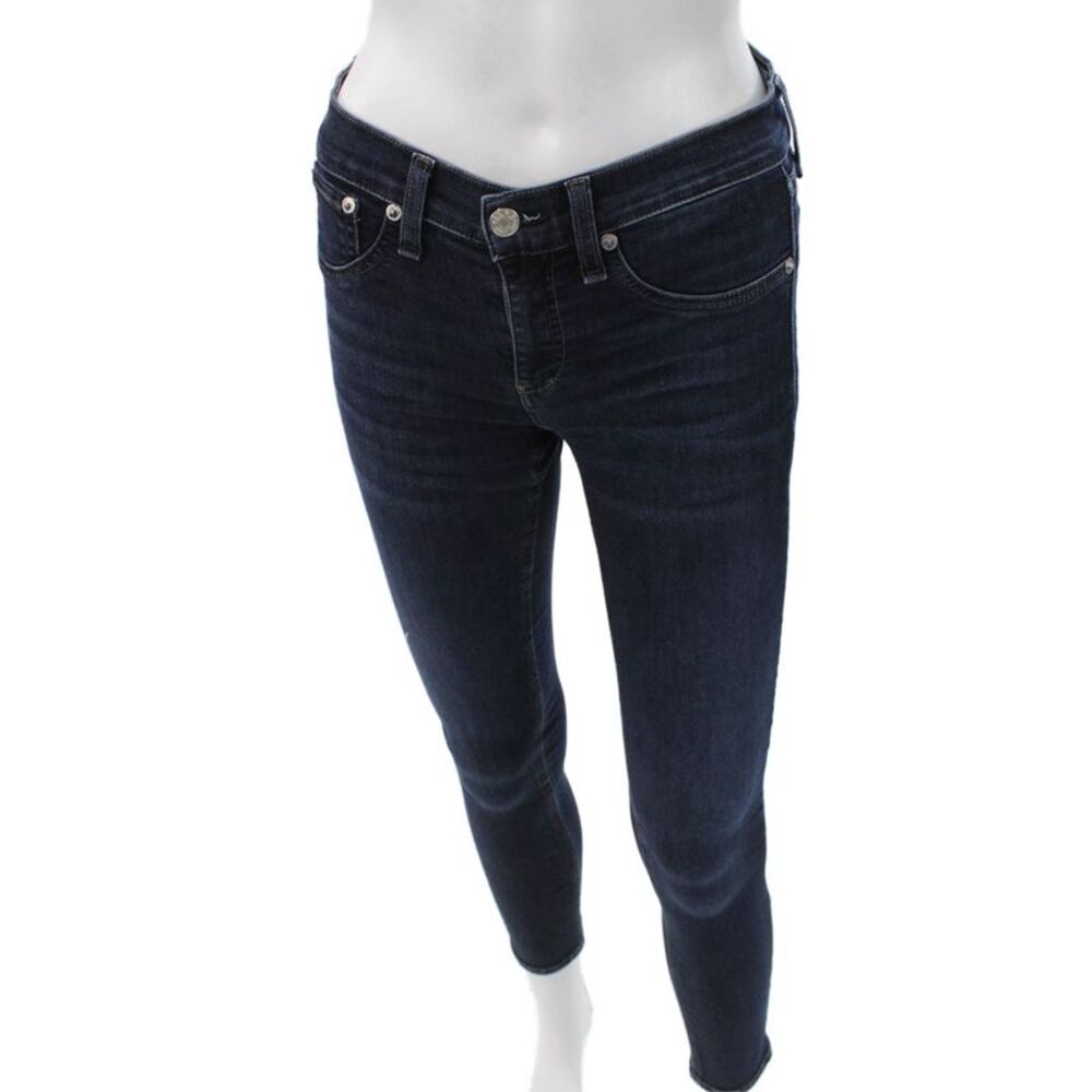 Rag & Bone Jean Womens Skinny Jeans Brown Denim Zip Size 26